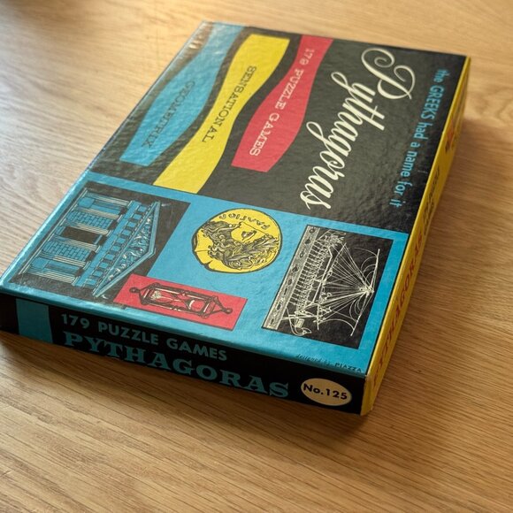 Vintage Pythagoras A Game of 179 Puzzles, Tangram, Tryne No. 125, Copyright 1961 - Picture 3 of 13